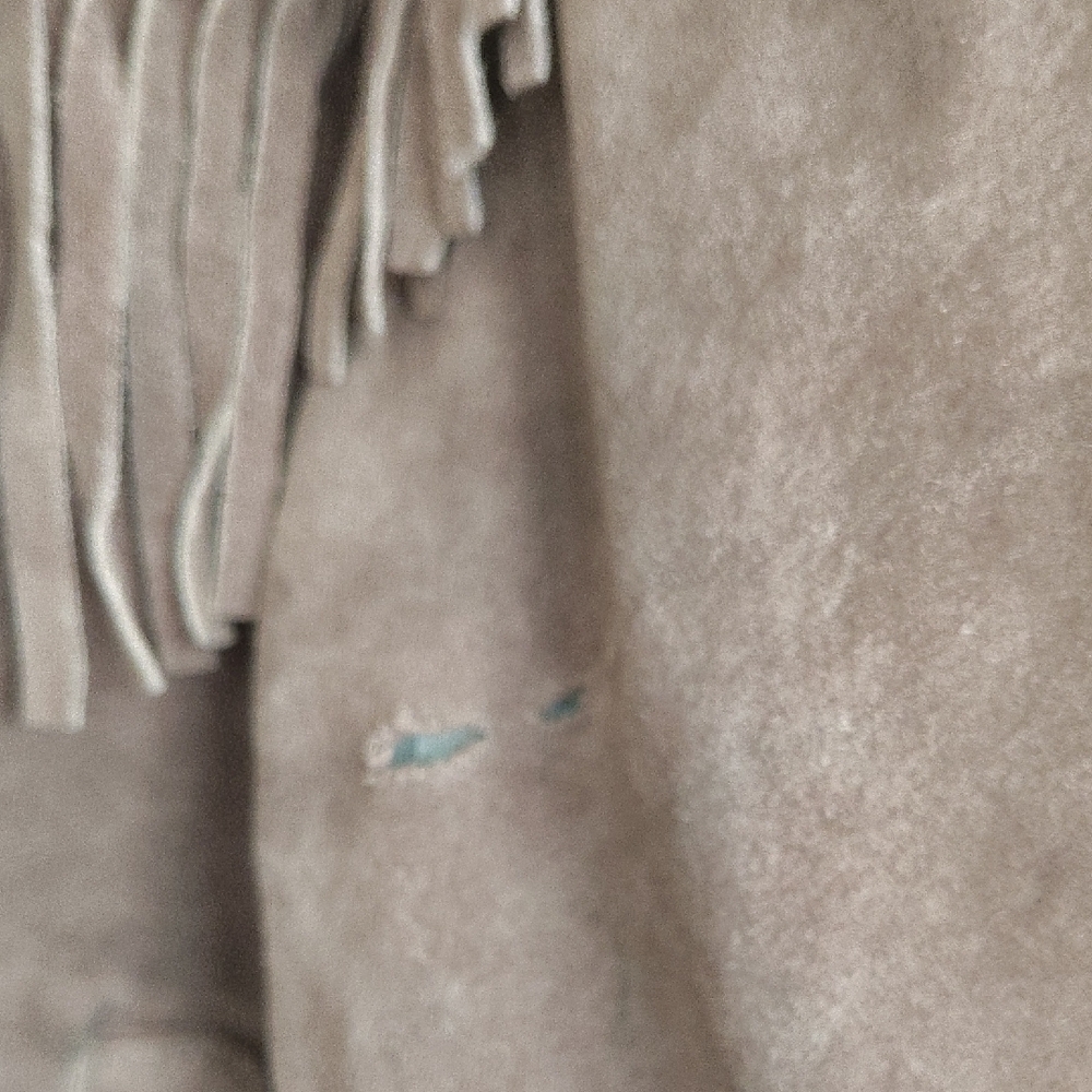 Brown Suede Fringe Jacket - Picture 4 of 5